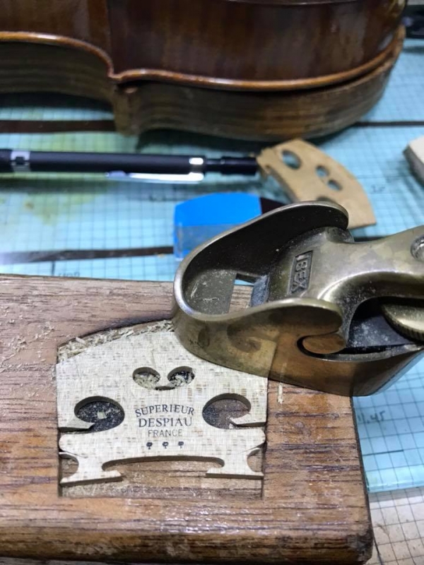 Tallada Profesional Puente de Violín o Viola (Aubert Deluxe o Despiau) - Imagen 2