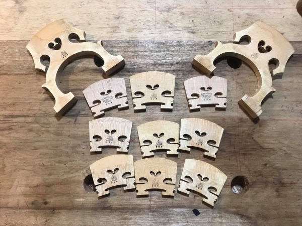 Tallada Profesional Puente de Violín o Viola (Aubert Deluxe o Despiau)