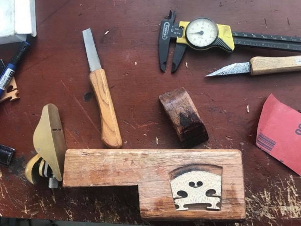 Tallada Profesional Puente de Violín o Viola (Aubert Deluxe o Despiau) - Imagen 5